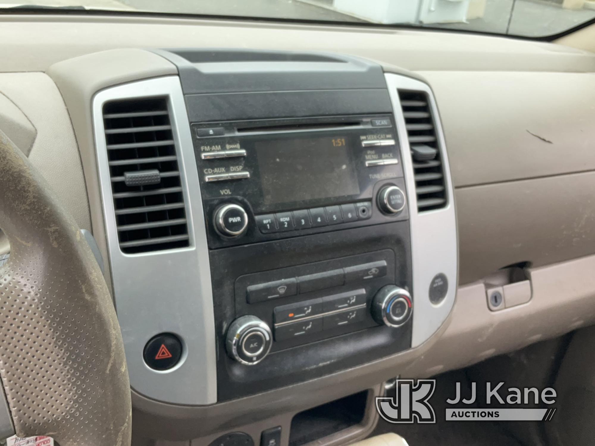 (Jurupa Valley, CA) 2014 Nissan Frontier Extended-Cab Pickup Truck Runs & Moves, Air Bag Light Is On