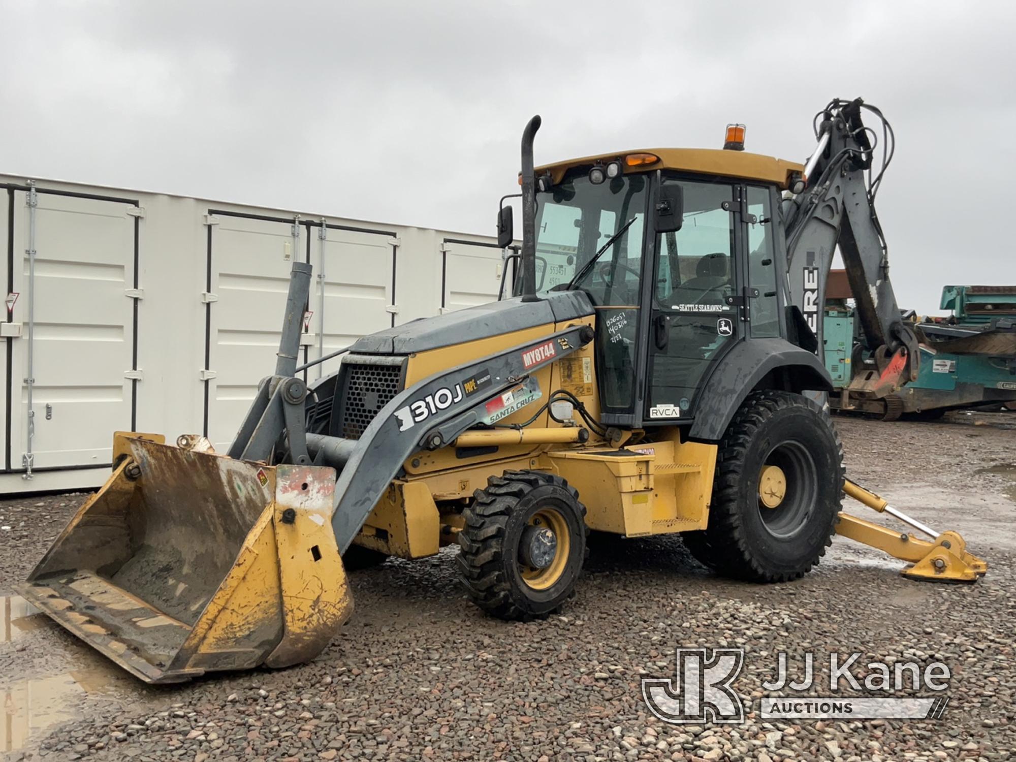 (Jurupa Valley, CA) 0000 John Deere 310J 4x4 Tractor Loader Backhoe Runs, Moves & Operates. Applicat