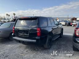 (Jurupa Valley, CA) 2017 Chevrolet Tahoe Police Package Sport Utility Vehicle Not Running, Condition