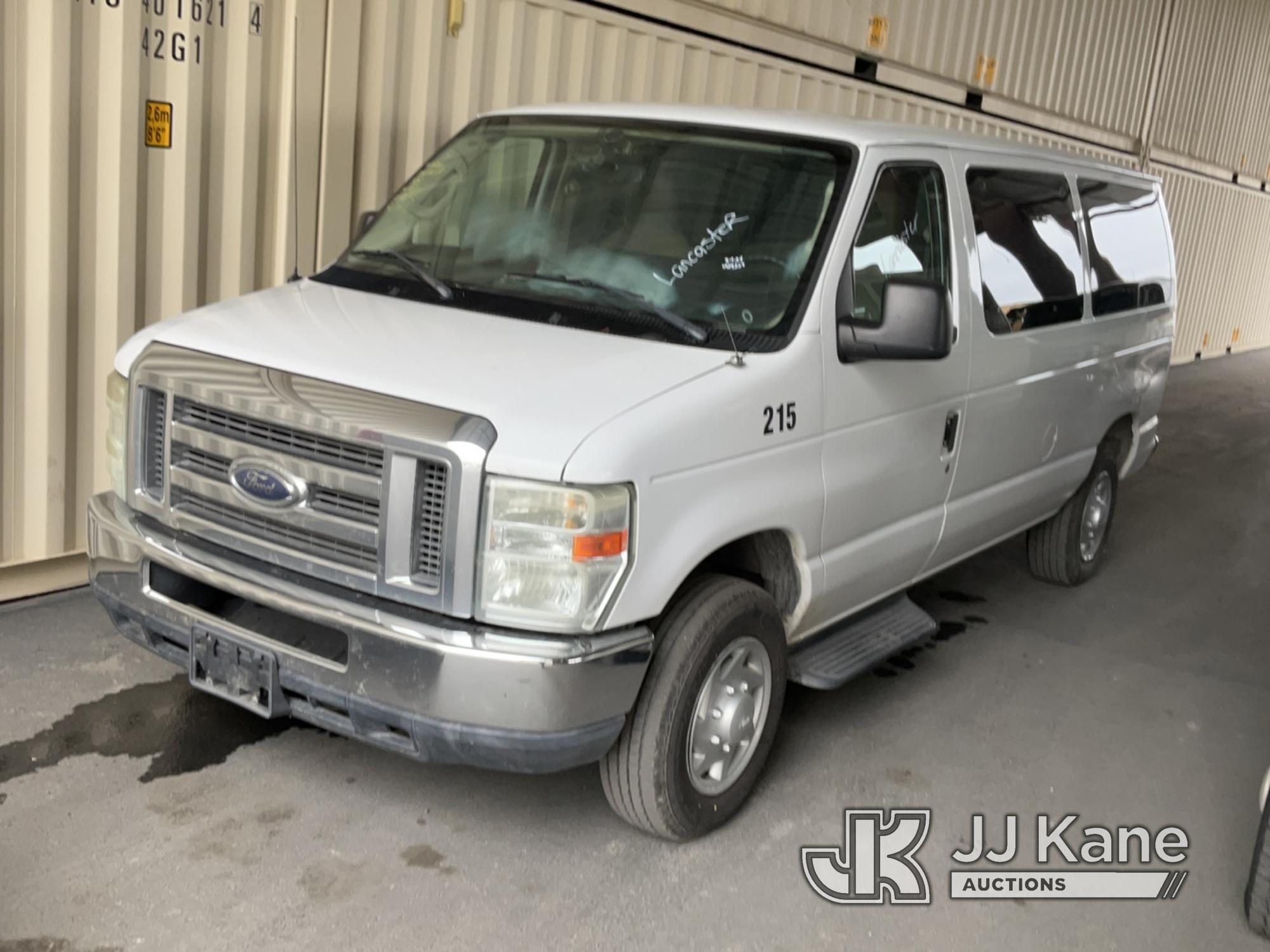 (Jurupa Valley, CA) 2011 Ford E150 XLT Passenger Van Runs & Moves