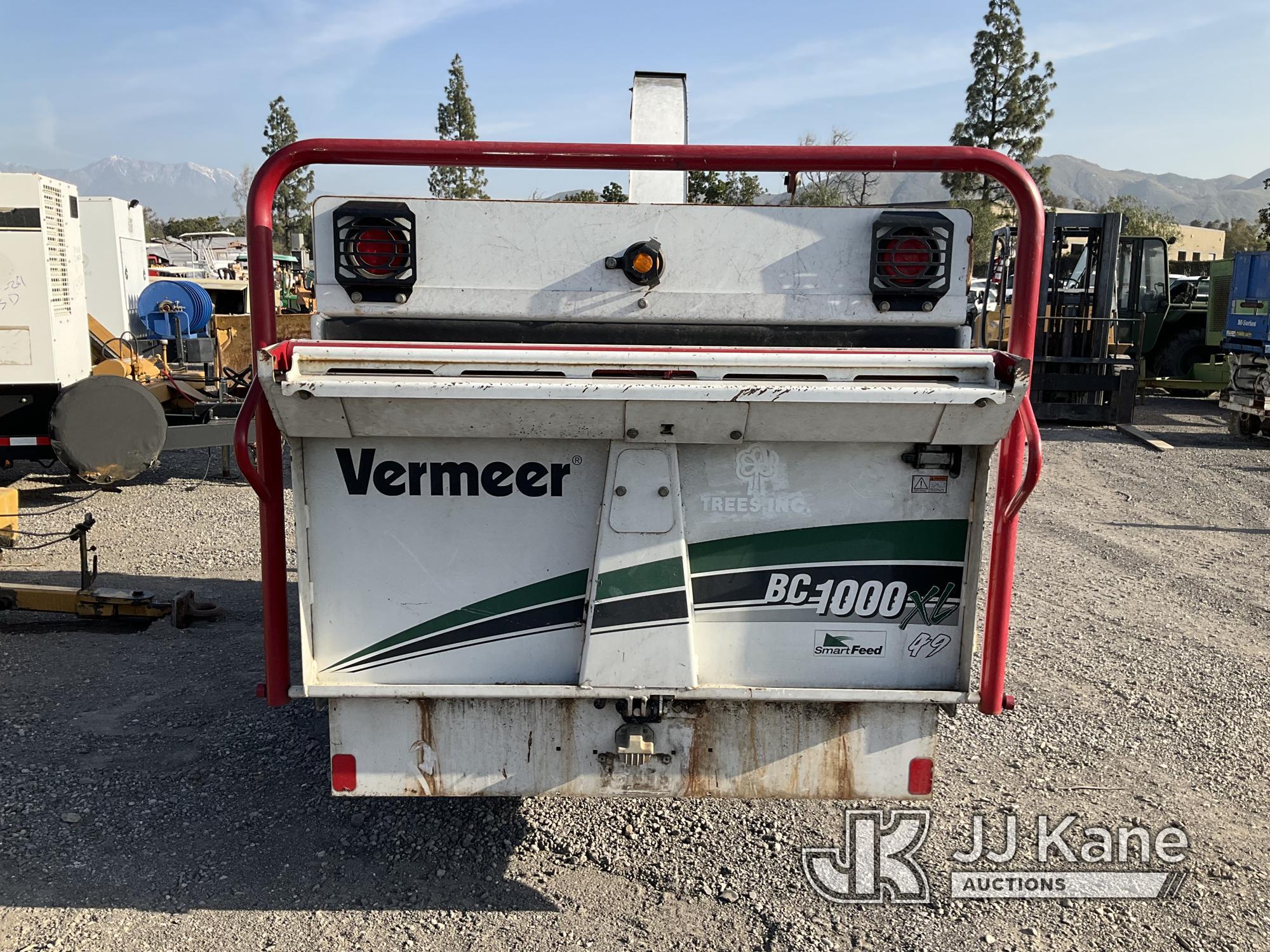 (Jurupa Valley, CA) 2012 Vermeer BC1000XL Chipper (12in Drum) Not Running, Condition Unknown) (Bad E