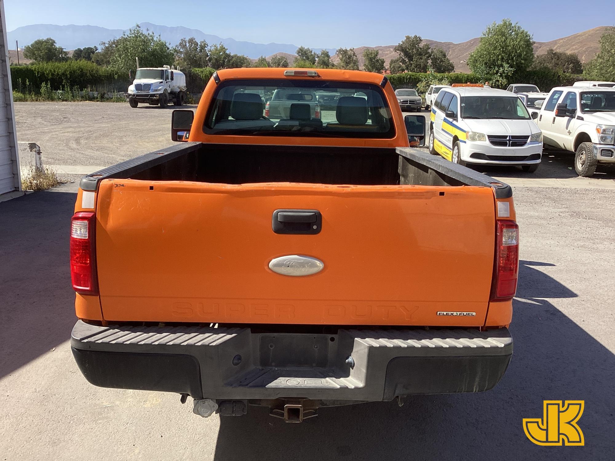 (Jurupa Valley, CA) 2012 Ford F250 Pickup Truck Runs & Moves, Minor Tailgate Damage