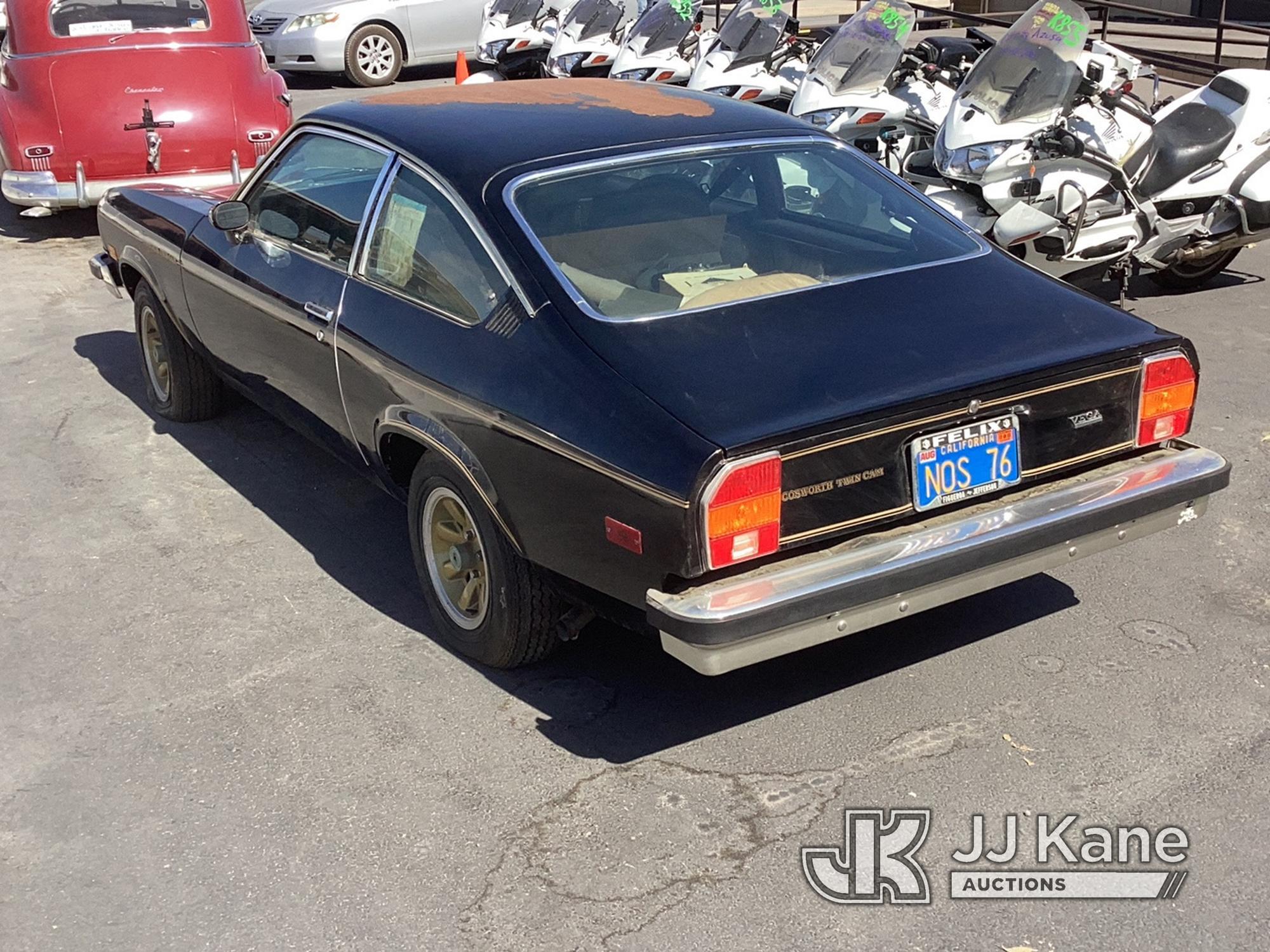 (Jurupa Valley, CA) 1976 Chevrolet Vega 2-Door Coupe Not Running, Condition Unknown,