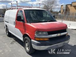 (Jurupa Valley, CA) 2008 Chevrolet Express G2500 Cargo Van Runs & Moves, Bad Exhaust, Minor Damage O