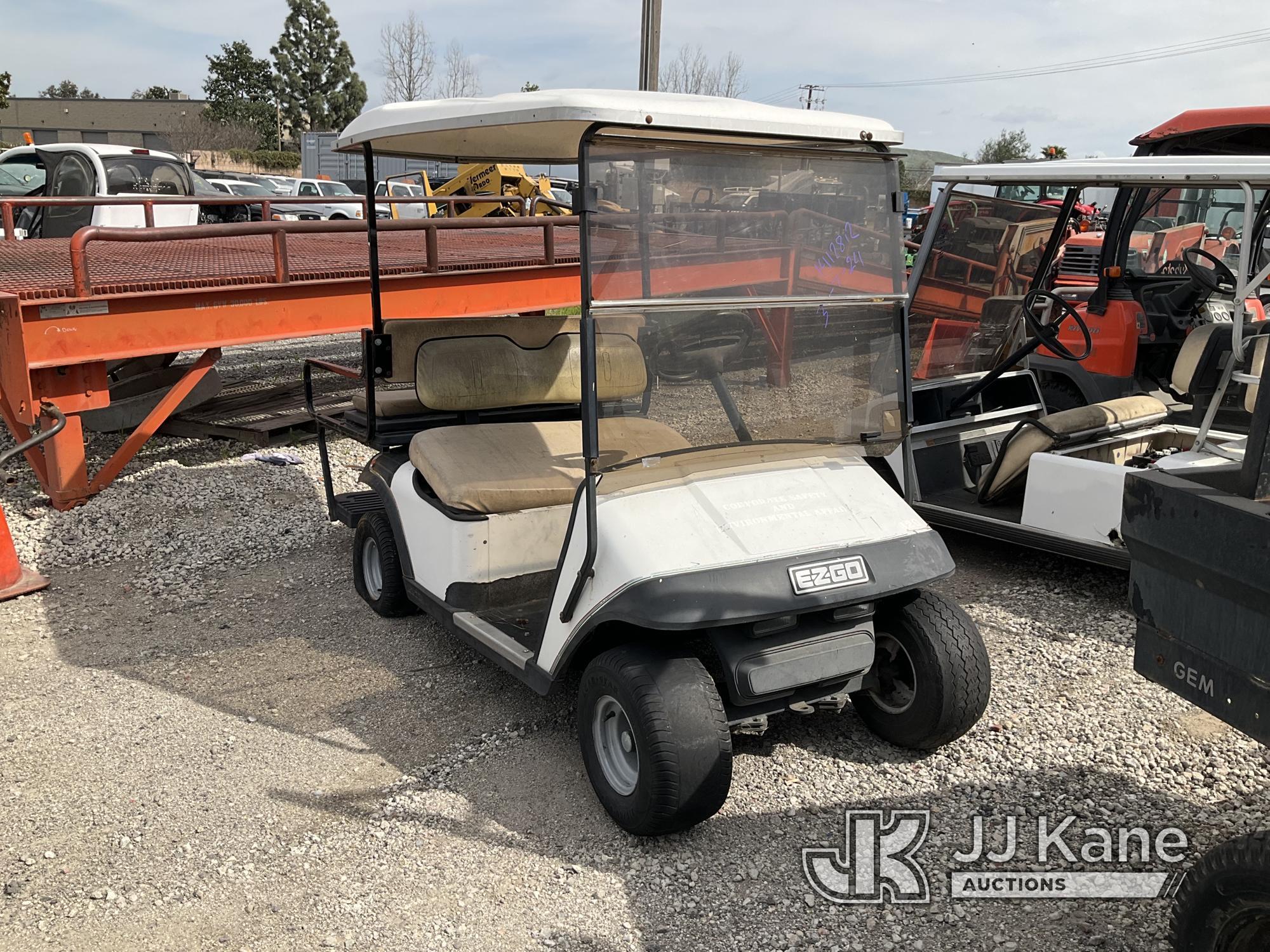 (Jurupa Valley, CA) 1994 EZ-Go Golf Cart Not Running, Missing Keys, Bill of Sale Only