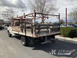 (Jurupa Valley, CA) 1997 Ford F-350 Stake Truck Runs & Moves With Jump, Bad Charging System