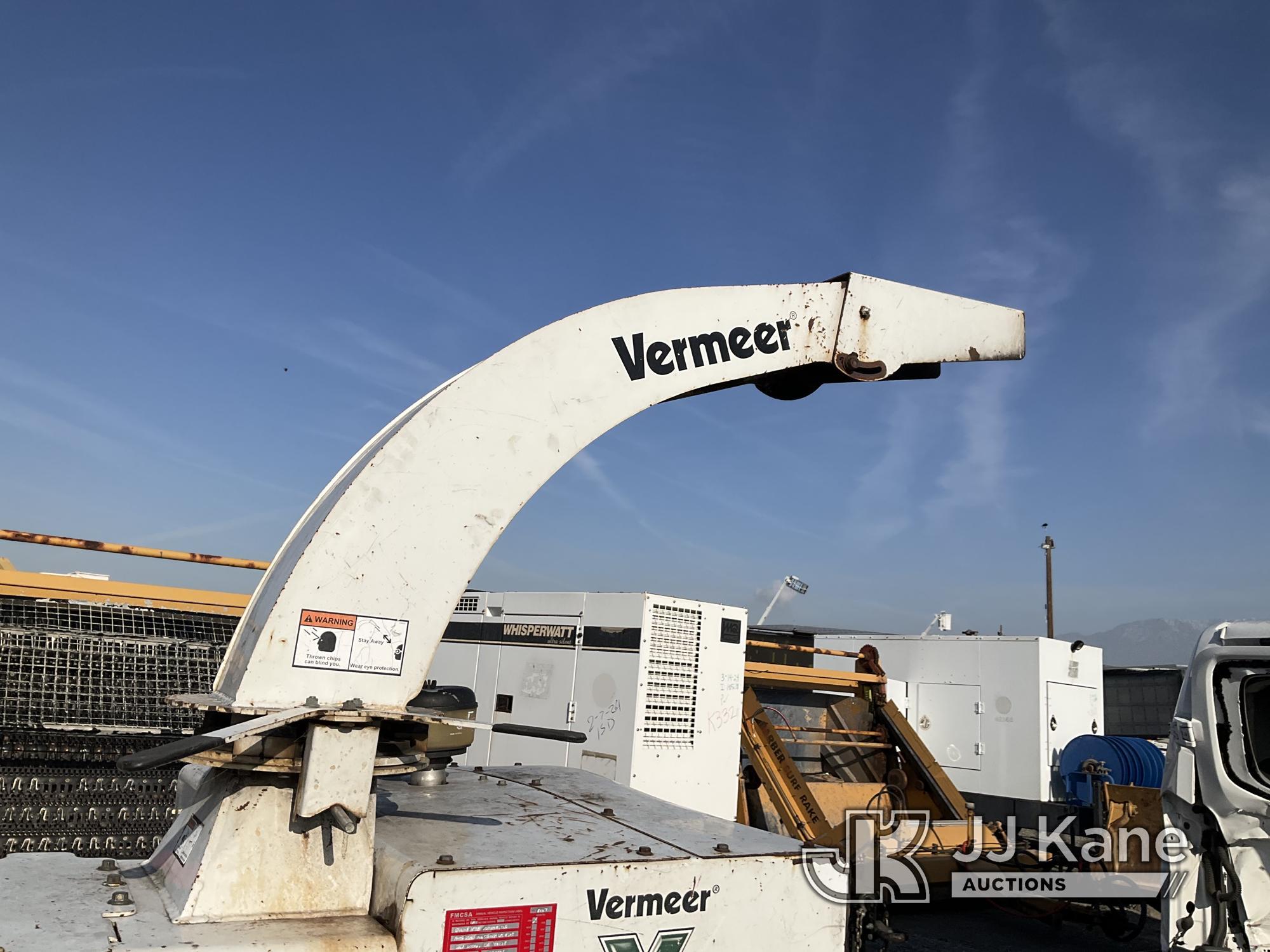 (Jurupa Valley, CA) 2012 Vermeer BC1000XL Chipper (12in Drum) Not Running, Condition Unknown) (Bad E