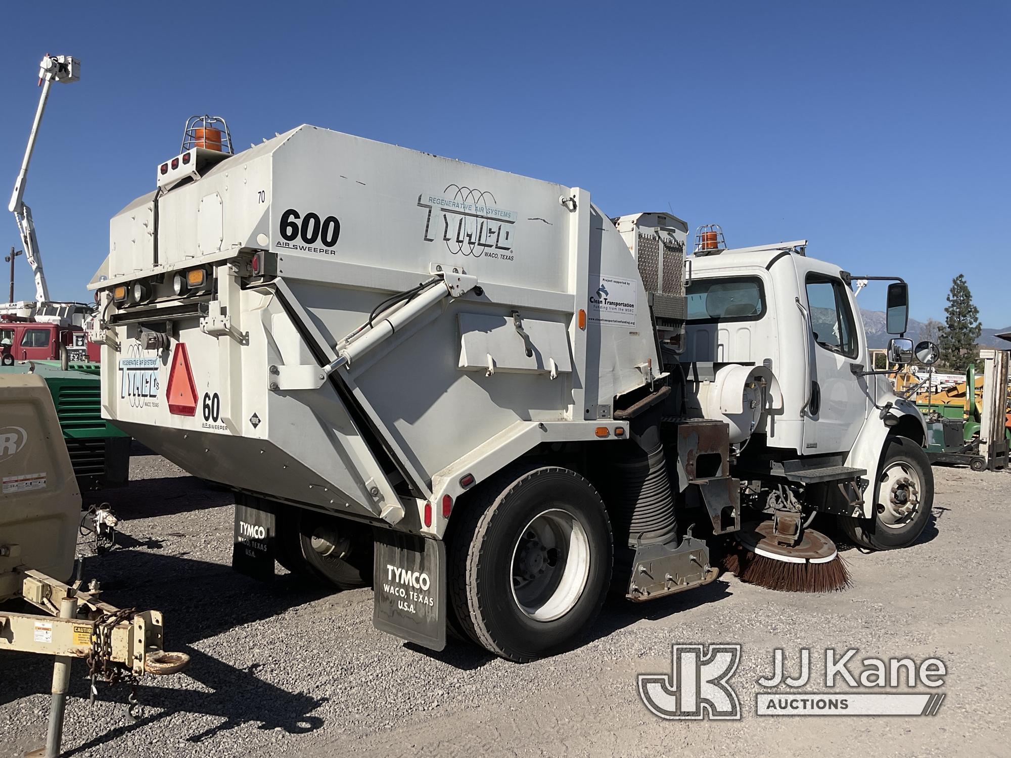 (Jurupa Valley, CA) 2010 Freightliner/Tymco M2 Street Sweeper Not Running , Missing Batteries