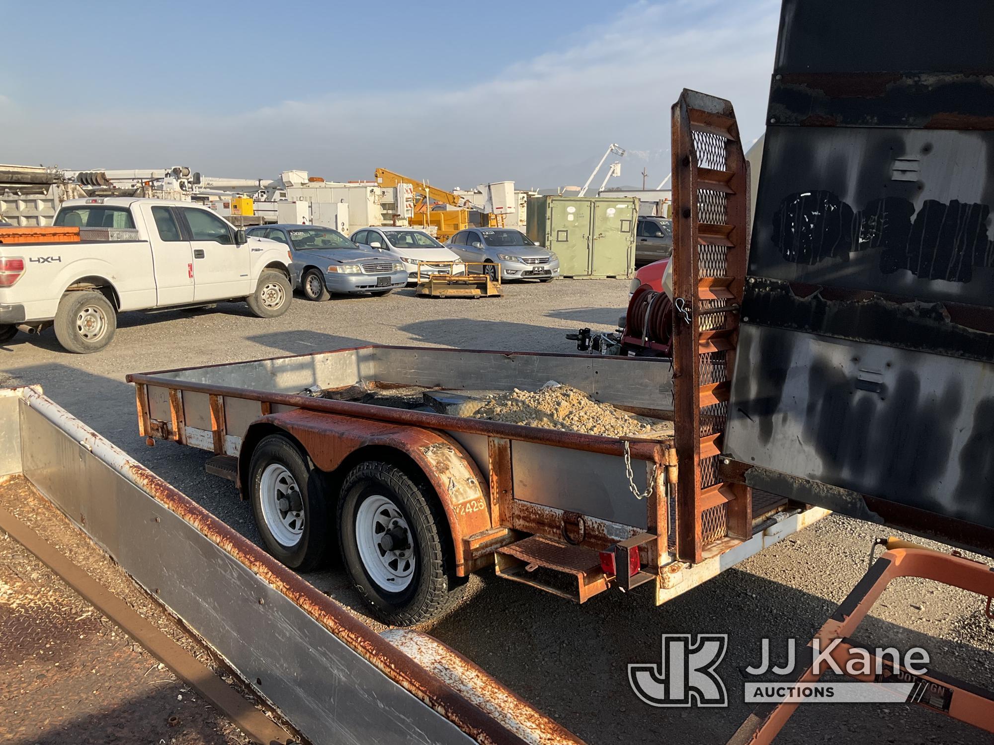 (Jurupa Valley, CA) 1997 Big Tex Cargo/Tool Trailer Body Rust , Trailer Length: 13ft 10in, Trailer W