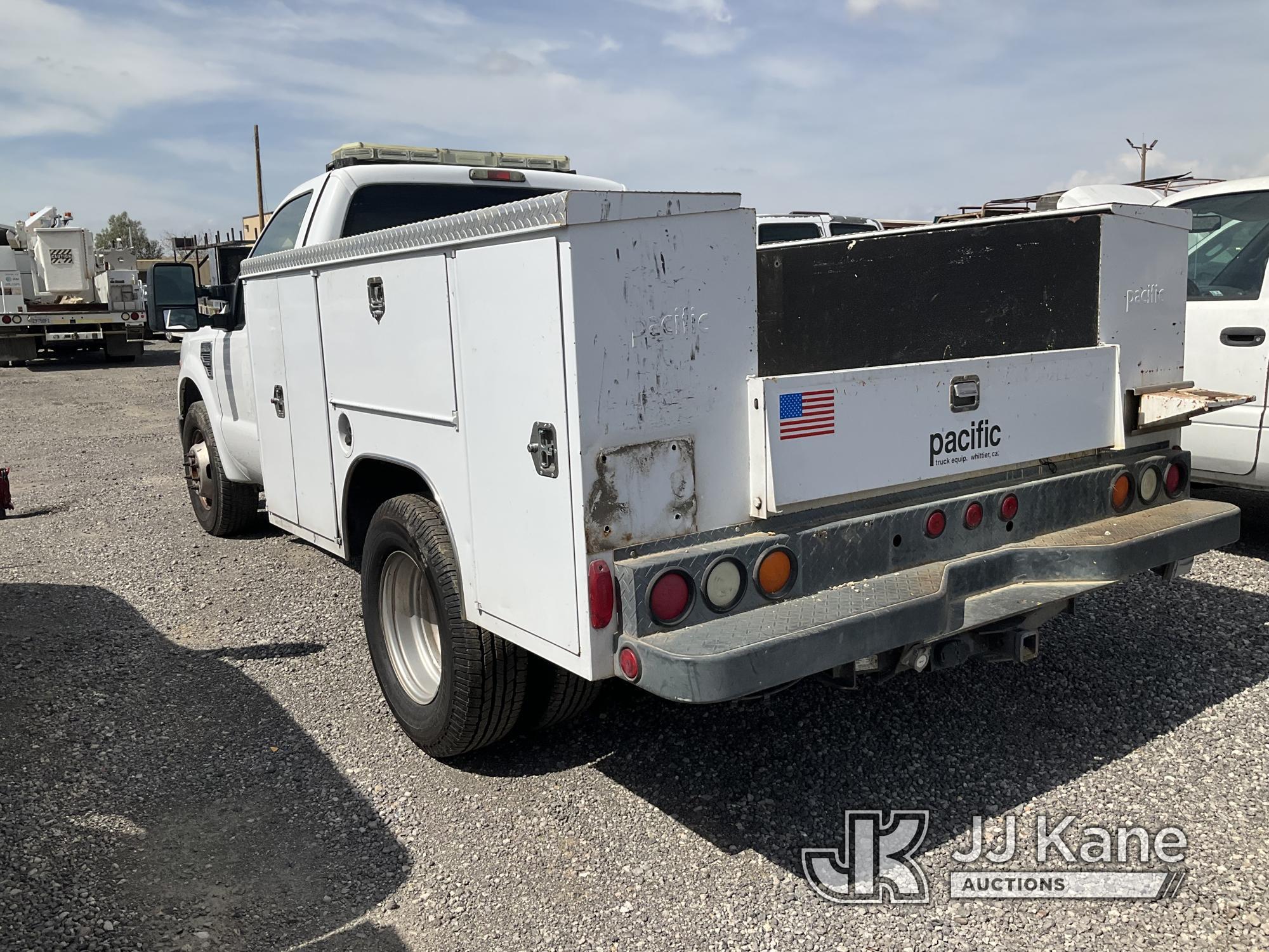 (Jurupa Valley, CA) 2010 Ford F-350 SD Dual Wheel Service Truck Runs & Moves, Engine Ticking, Passed