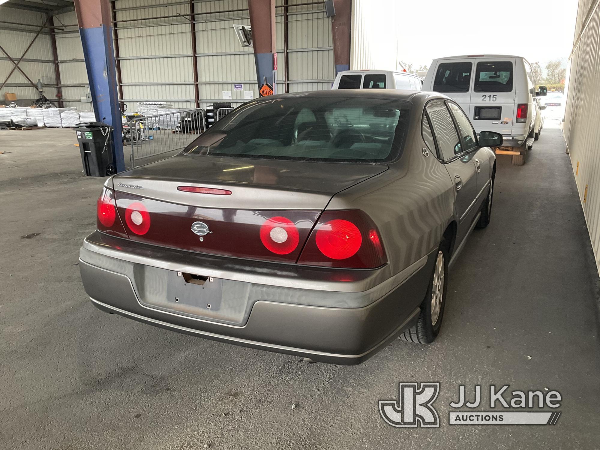 (Jurupa Valley, CA) 2003 Chevrolet Impala 4-Door Sedan Runs & Moves, Missing Left Headlight