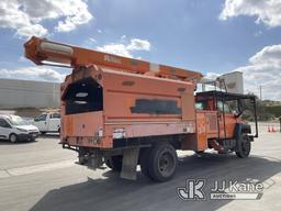 (Jurupa Valley, CA) Altec LRV56, , 2009 GMC C7500 Chipper Dump Truck, Weak engine and bad transmissi