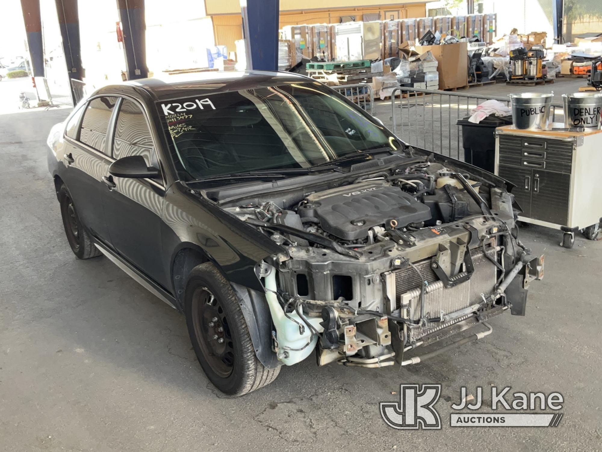 (Jurupa Valley, CA) 2012 Chevrolet Impala Police Cruiser 4-Door Sedan Runs & Moves , Check Engine Li