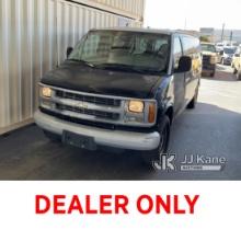 2000 Chevrolet Express G3500 Extended Passenger Van Runs & Moves, Interior Stripped Of Parts, Paint 