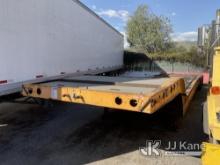 1984 COZAD Drop-Deck Flatbed Trailer Towable