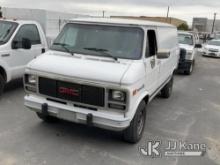 1995 GMC Vandura Cargo Van Runs & Moves , Paint Damage