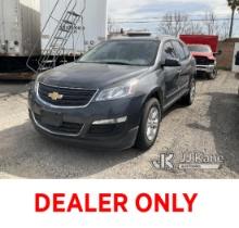 2014 Chevrolet Traverse LS AWD Sport Utility Vehicle Runs & Moves  Air Bags Deployed, Bad Tire, Body