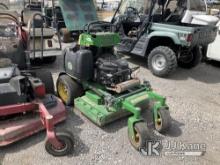 John Deere 36 in Stand On Mower Not Running, Missing Key