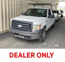 2009 Ford F150 Pickup Truck Runs & Moves, Paint Damages On Tailgate