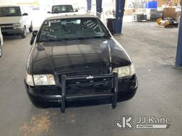 (Jurupa Valley, CA) 2011 Ford Crown Victoria Police Interceptor 4-Door Sedan Runs & Moves, Missing S