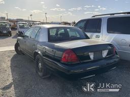 (Jurupa Valley, CA) 2007 Ford Crown Victoria Police Interceptor 4-Door Sedan Not Running, Missing Ke