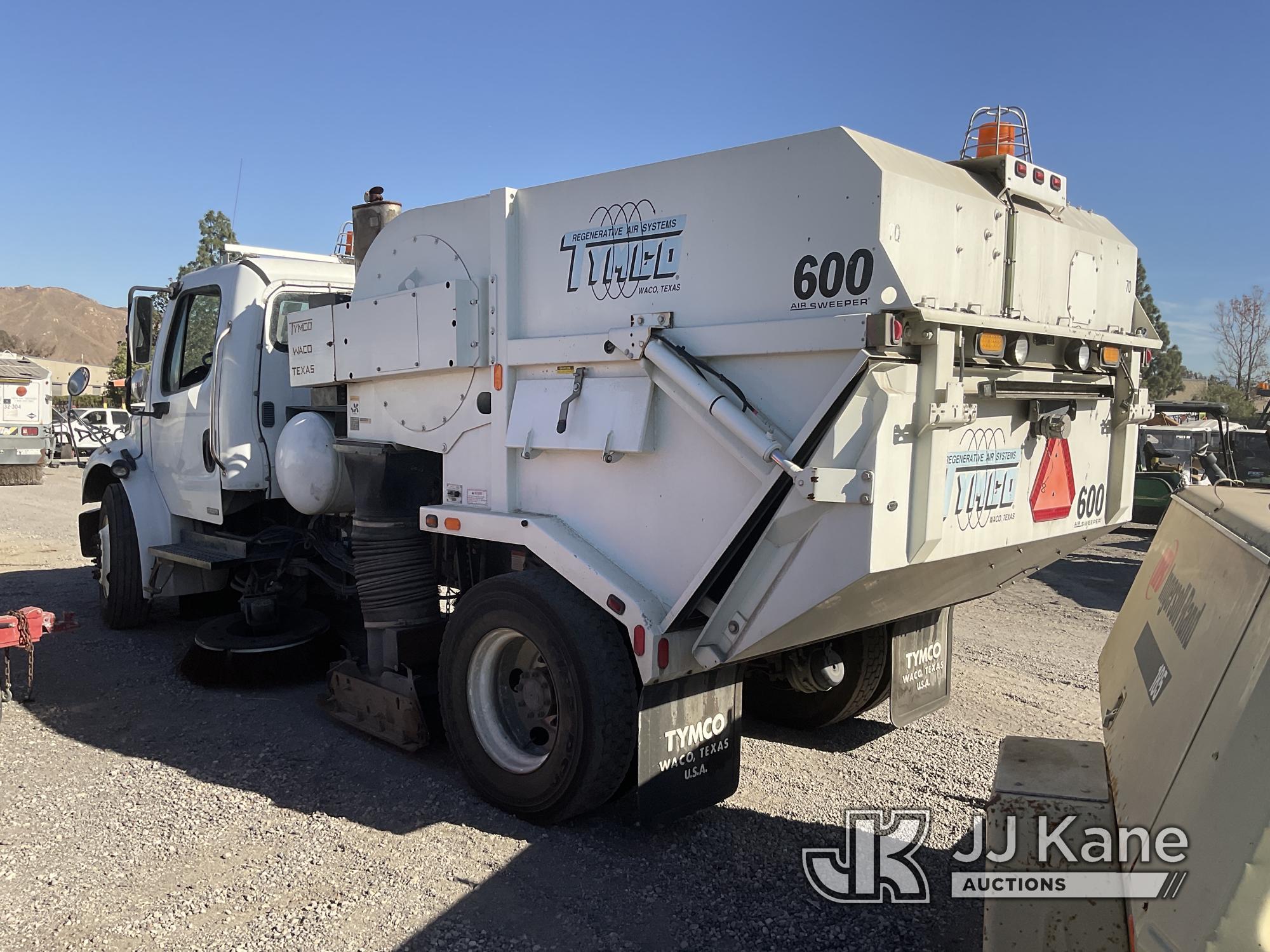 (Jurupa Valley, CA) 2010 Freightliner/Tymco M2 Street Sweeper Not Running , Missing Batteries