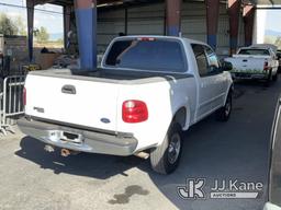 (Jurupa Valley, CA) 2001 Ford F-150 Crew-Cab Pickup Truck Runs & Moves, Failed Smog