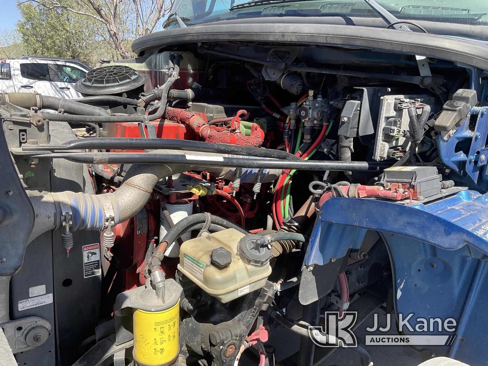 (Jurupa Valley, CA) 2009 Freightliner M2 106 Extended-Cab Flatbed Truck Runs & Moves, Check Engine L