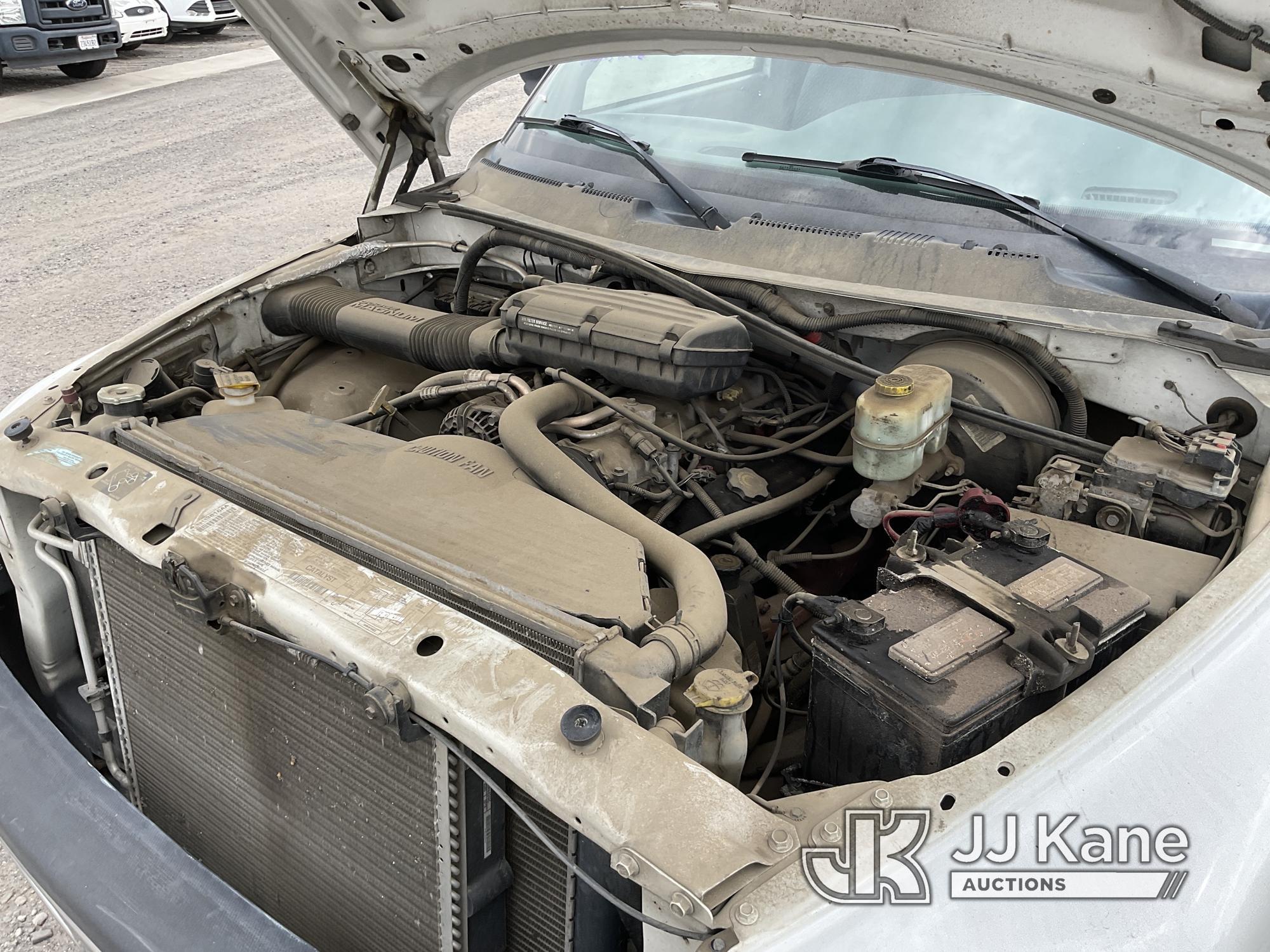 (Jurupa Valley, CA) 2002 Dodge 2500 Service Truck Not Running, Engine Turns Over