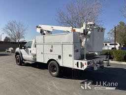 (Jurupa Valley, CA) Altec AT200A, Articulating & Telescopic Bucket mounted behind cab on 2013 Ford F