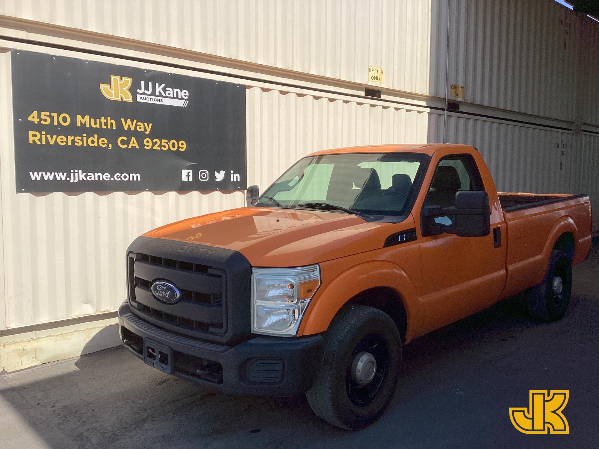 (Jurupa Valley, CA) 2012 Ford F250 Pickup Truck Runs & Moves, Minor Tailgate Damage