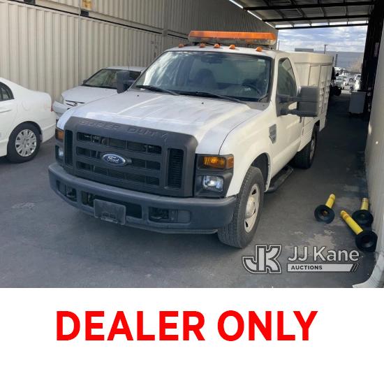 (Jurupa Valley, CA) 2008 Ford F-250 SD Regular Cab Pickup 2-DR Runs & Moves, Missing Cat,