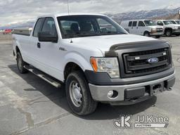 (Salt Lake City, UT) 2014 Ford F150 4x4 Extended-Cab Pickup Truck Runs & Moves) (Wrecked Rear Bumper