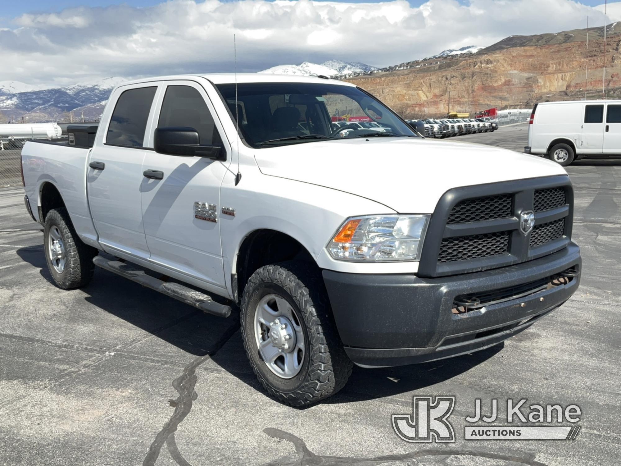 (Salt Lake City, UT) 2015 RAM 2500 4x4 Crew-Cab Pickup Truck Runs & Moves) (Check Engine & Traction