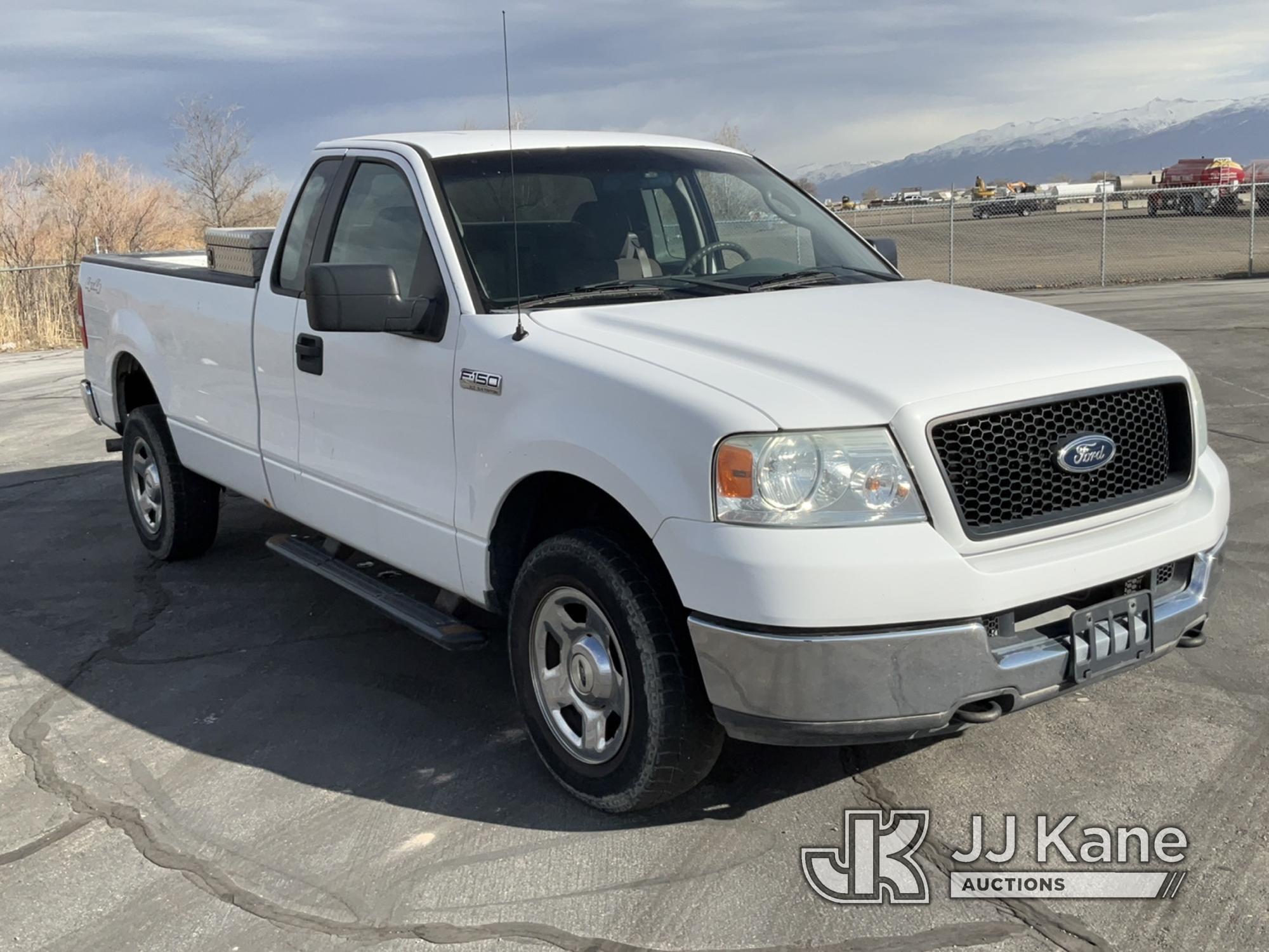 (Salt Lake City, UT) 2005 Ford F150 4x4 Pickup Truck Runs & Moves