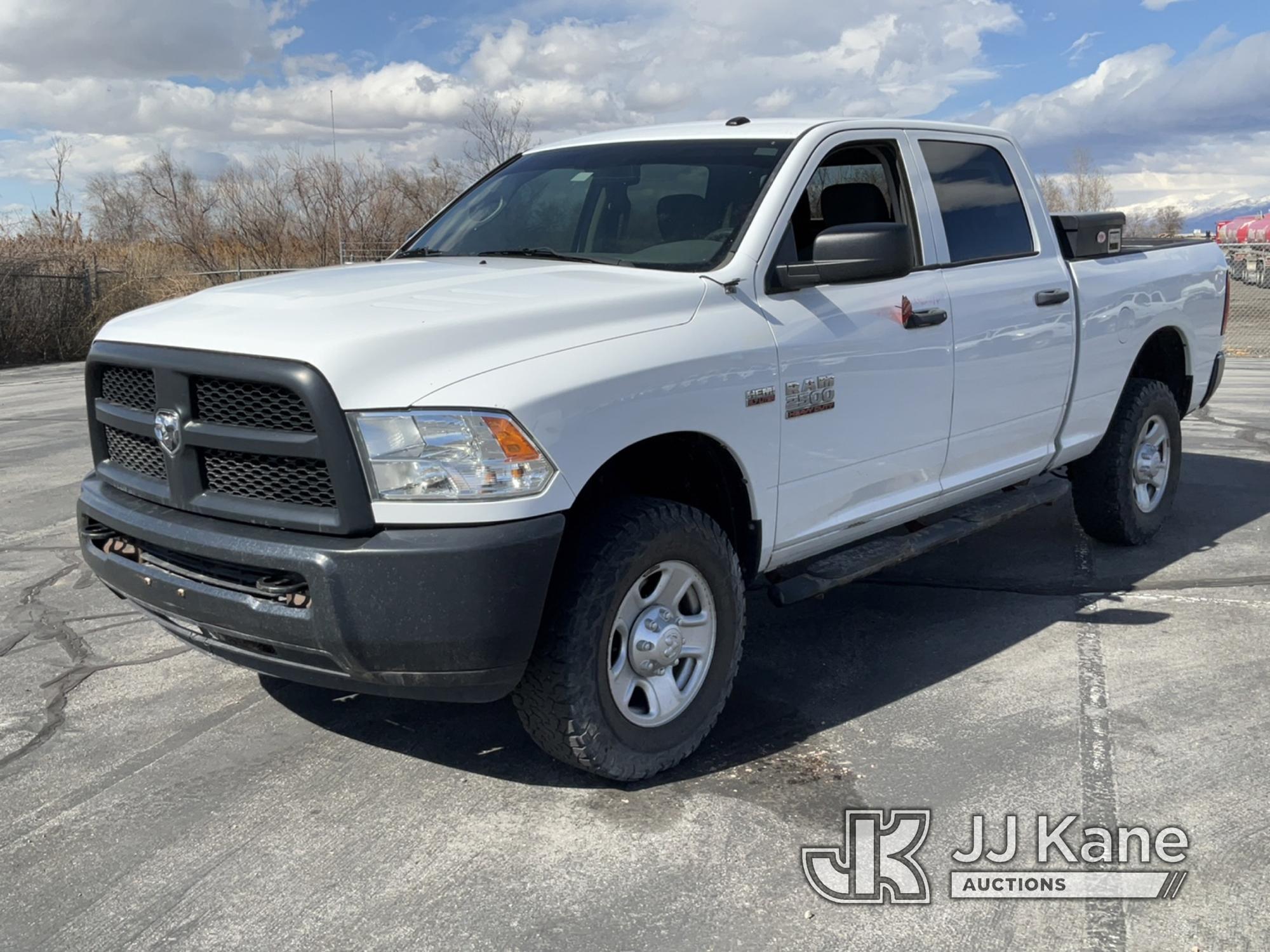 (Salt Lake City, UT) 2015 RAM 2500 4x4 Crew-Cab Pickup Truck Runs & Moves) (Check Engine & Traction