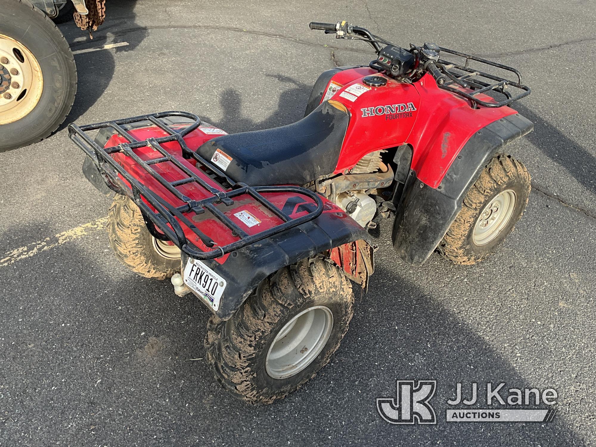 (Lewiston, ID) 1998 Honda TRX300 4x4 All-Terrain Vehicle Idaho Title) (Runs with Jumpstart & Moves,