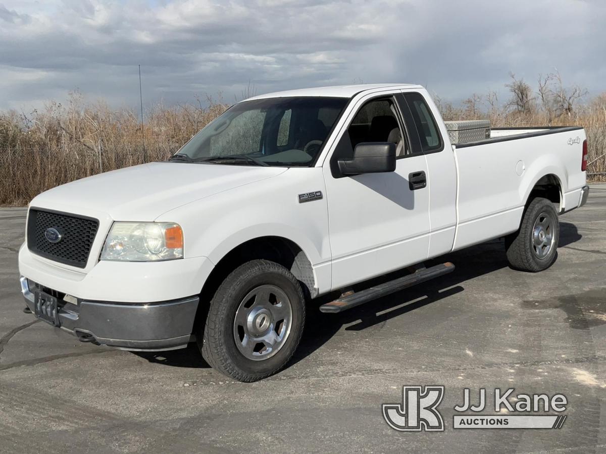 (Salt Lake City, UT) 2005 Ford F150 4x4 Pickup Truck Runs & Moves