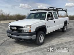 (Salt Lake City, UT) 2007 Chevrolet Silverado 2500HD Extended-Cab Pickup Truck Runs & Moves