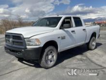 2018 RAM 2500 4x4 Crew-Cab Pickup Truck Runs & Moves) (Airbag Light On, Body Damage