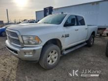 (Laurel, MT) 2015 RAM 2500 4x4 Crew-Cab Pickup Truck Runs & Moves)(Runs Rough, Engine Knocks, Check