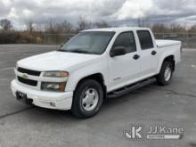 2005 Chevrolet Colorado 4x4 Crew-Cab Pickup Truck Runs & Moves) (Right Side Dent