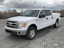 (Salt Lake City, UT) 2014 Ford F150 4x4 Crew-Cab Pickup Truck Runs & Moves) (Check Engine Light On