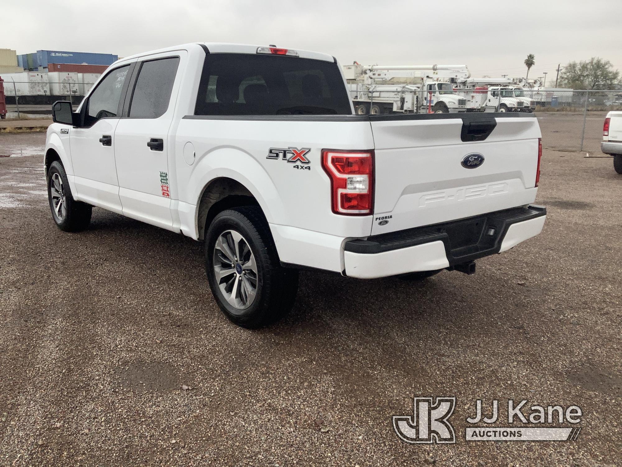 (Phoenix, AZ) 2019 Ford F150 4x4 Crew-Cab Pickup Truck Runs & Moves) (Transmission Concerns, Shifts