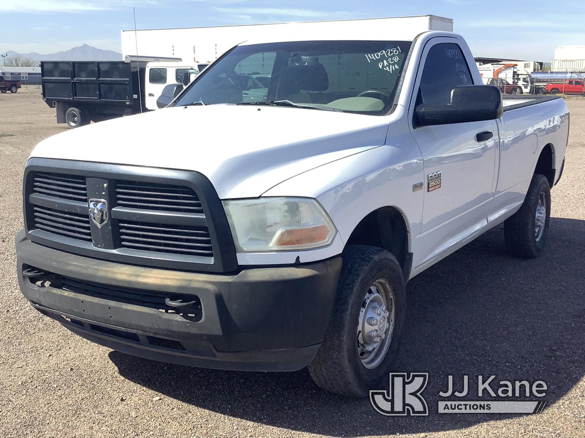 (Phoenix, AZ) 2012 RAM 2500 4x4 Pickup Truck Runs & Moves) (Body Damage