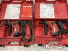 2 Hilti TE 6-S NOTE: This unit is being sold AS IS/WHERE IS via Timed Auction and is located in Salt