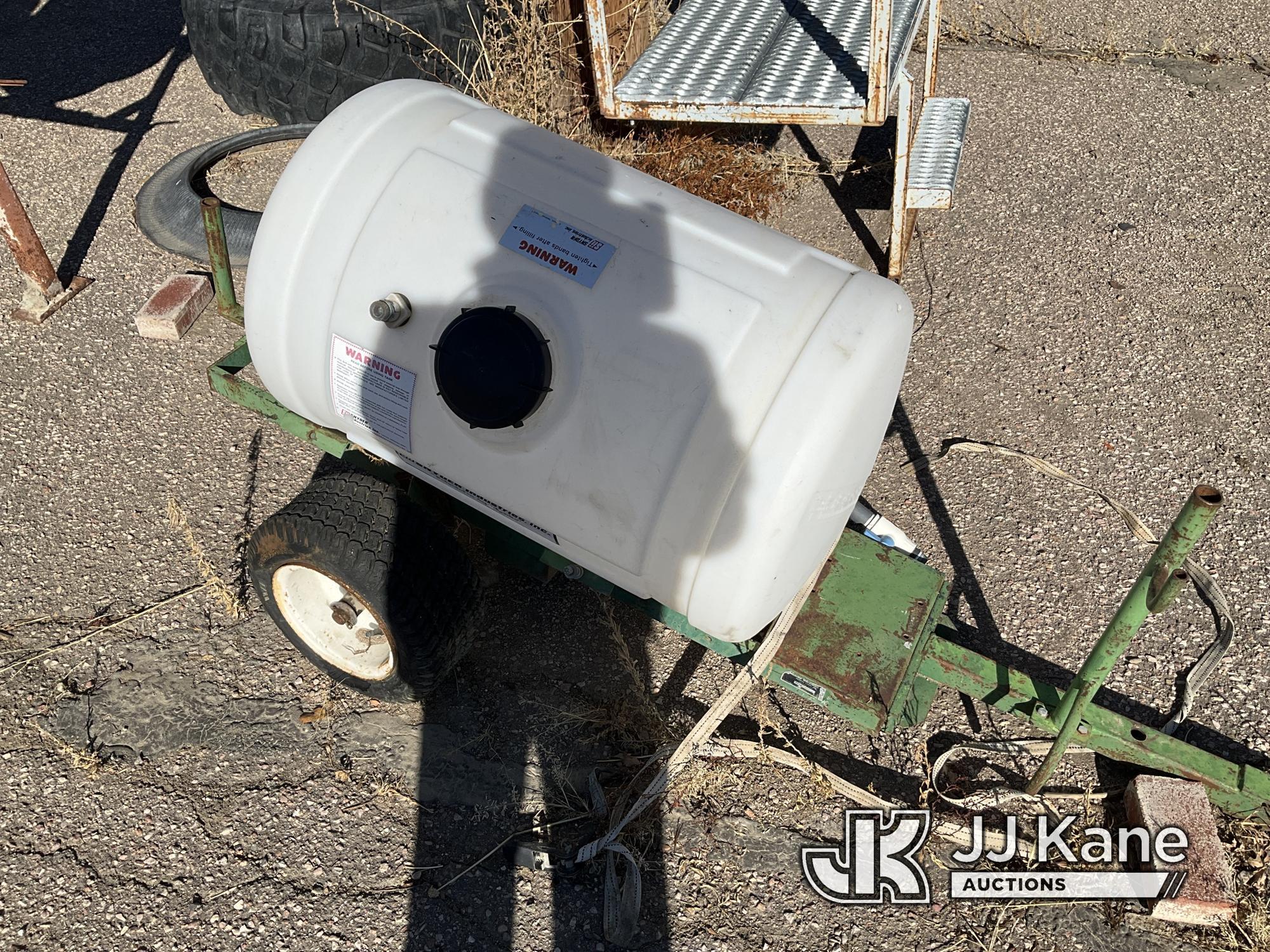 (Fountain, CO) Mackissic Mighty Mac 50gal Electric Sprayer (Operates) NOTE: This unit is being sold