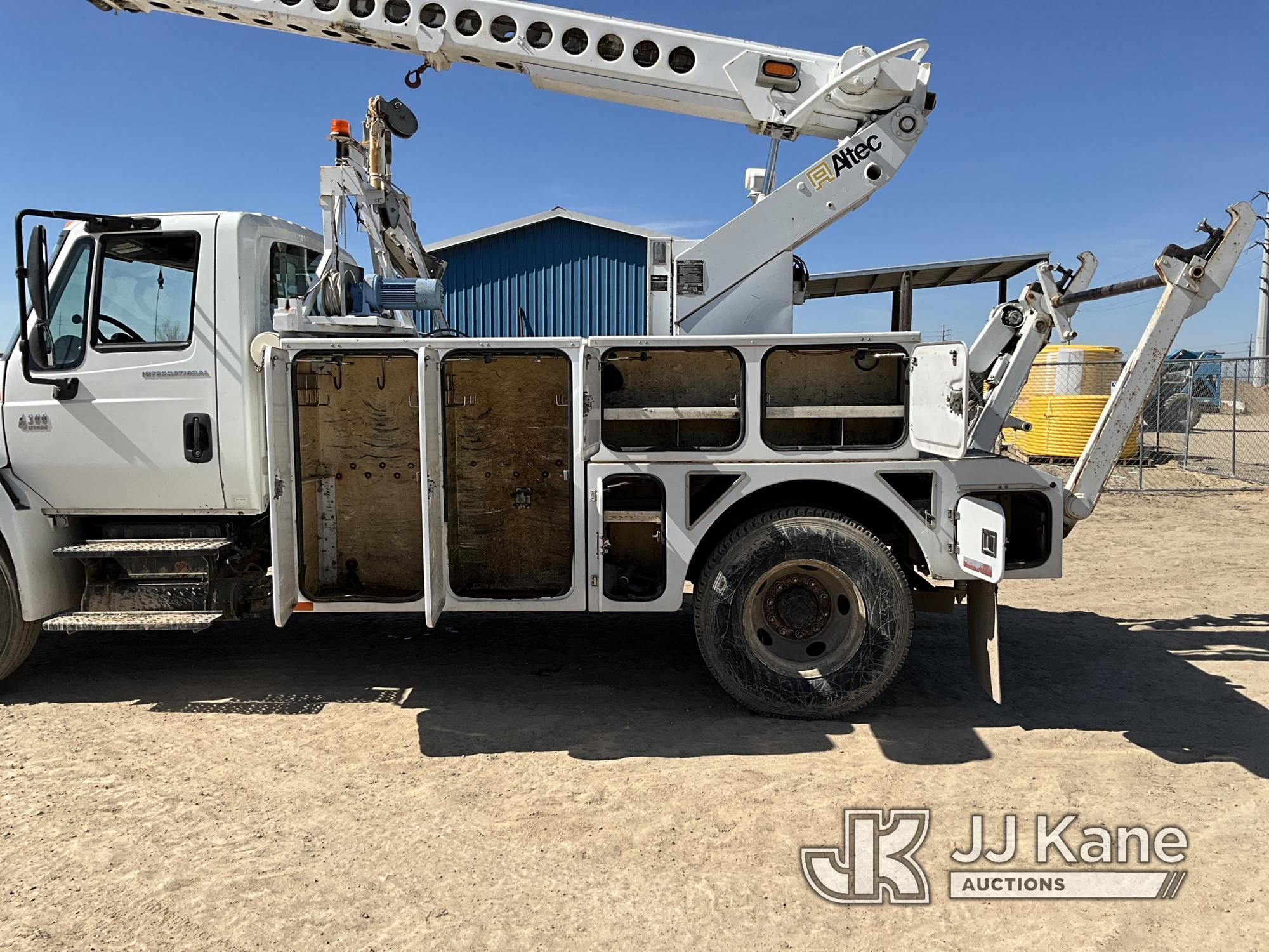 (Nampa, ID) Altec AT40C, Telescopic Non-Insulated Cable Placing Bucket Truck rear mounted on 2008 In