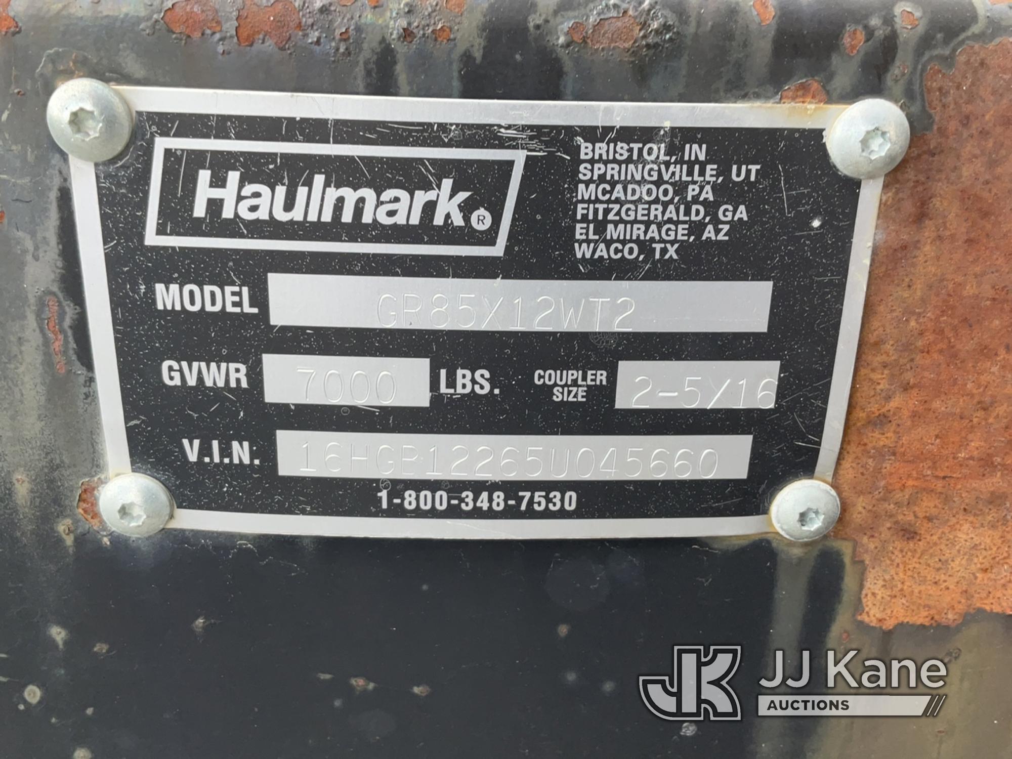 (Salt Lake City, UT) 2005 Haulmark GR85X12WT2 12ft Cargo Trailer Towable
