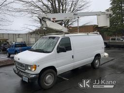 (Roseburg, OR) Altec AT200-AV, Telescopic Non-Insulated Bucket Van mounted on 1999 Ford E350 Cargo V